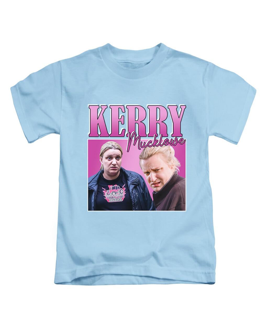 New Spirit Original Unisex Sky Blue Kerry Mucklowe Meme Viral Iconic Tee T-Shirt Funny T Shirt Top