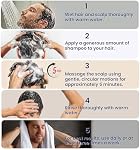 Biotion Hair Growth Shampoo for Men: Natural Thickening Shampoo with Tea Tree Oil Ginseng Mint for Hair Loss and Thinning Hair - 10.1 fl.oz, Dark Blue