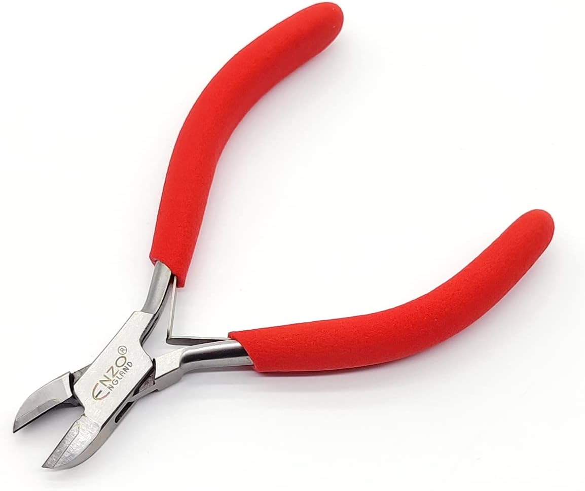 T.C Tungsten Carbide Side Cutter Coil Cable Wire Stripper Stripping Cutting Pliers Tool Jewelry Watch Model Making Electronics DIY Tool