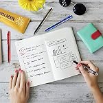 Lineon Erasable Gel Pens, 15 Pack Retractable Erasable Pens Clicker, Fine Point, Make Mistakes Disappear, 11 Black 2 Blue 2 Red Inks for Writing Planner and Crossword Puzzles
