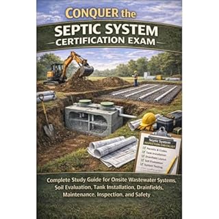 Conquer the Septic System Certification Exam: Complete Study Guide for Onsite Wastewater Systems, Soil Evaluation, Tank Insta