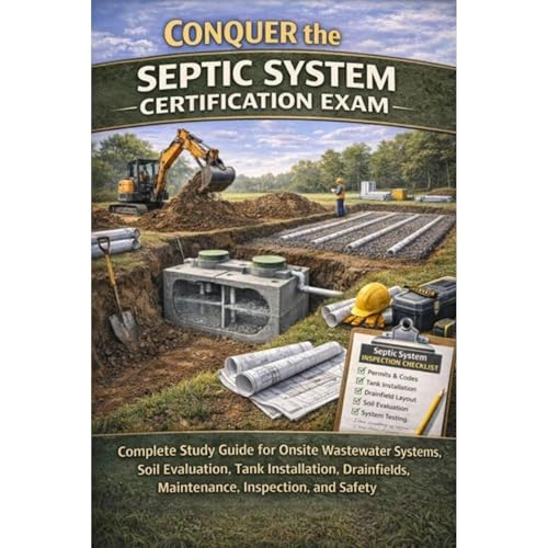 Conquer the Septic System Certification Exam: Complete Study Guide for Onsite Wastewater Systems, Soil Evaluation, Tank Insta