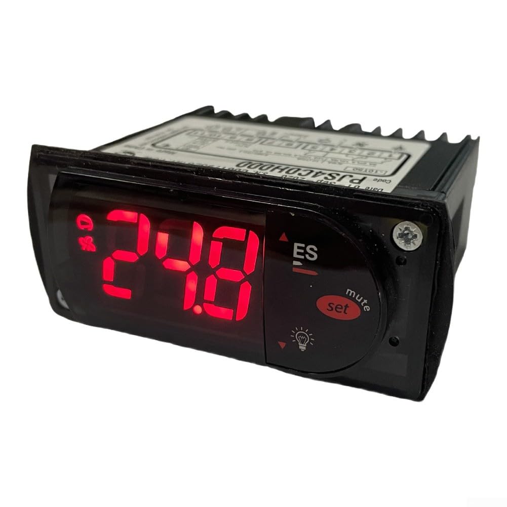 Oniissy Termostato controlador de temperatura digital con sonda de sensor de 115 V compatible con sistema Carel para equipos de refrigeración comercial
