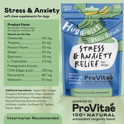 HUGGIBLES-Stress-Anxiety-Support-Supplement-for-Dogs-Cats--Daily-Calming-Relief-for-Pets--Naturally-Aids-Anxiety-Stress--Improve-Dog-Anxiety-Separation-Antioxidants-for-Longevity