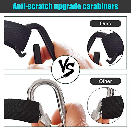 Camping Hammock Double & Single Portable Hammock With Tree Straps, Lightweight Nylon Parachute Hammocks Camping Accessories Gear For Indoor Outdoor Backpacking, Travel, Hiking, Beach #TOP3