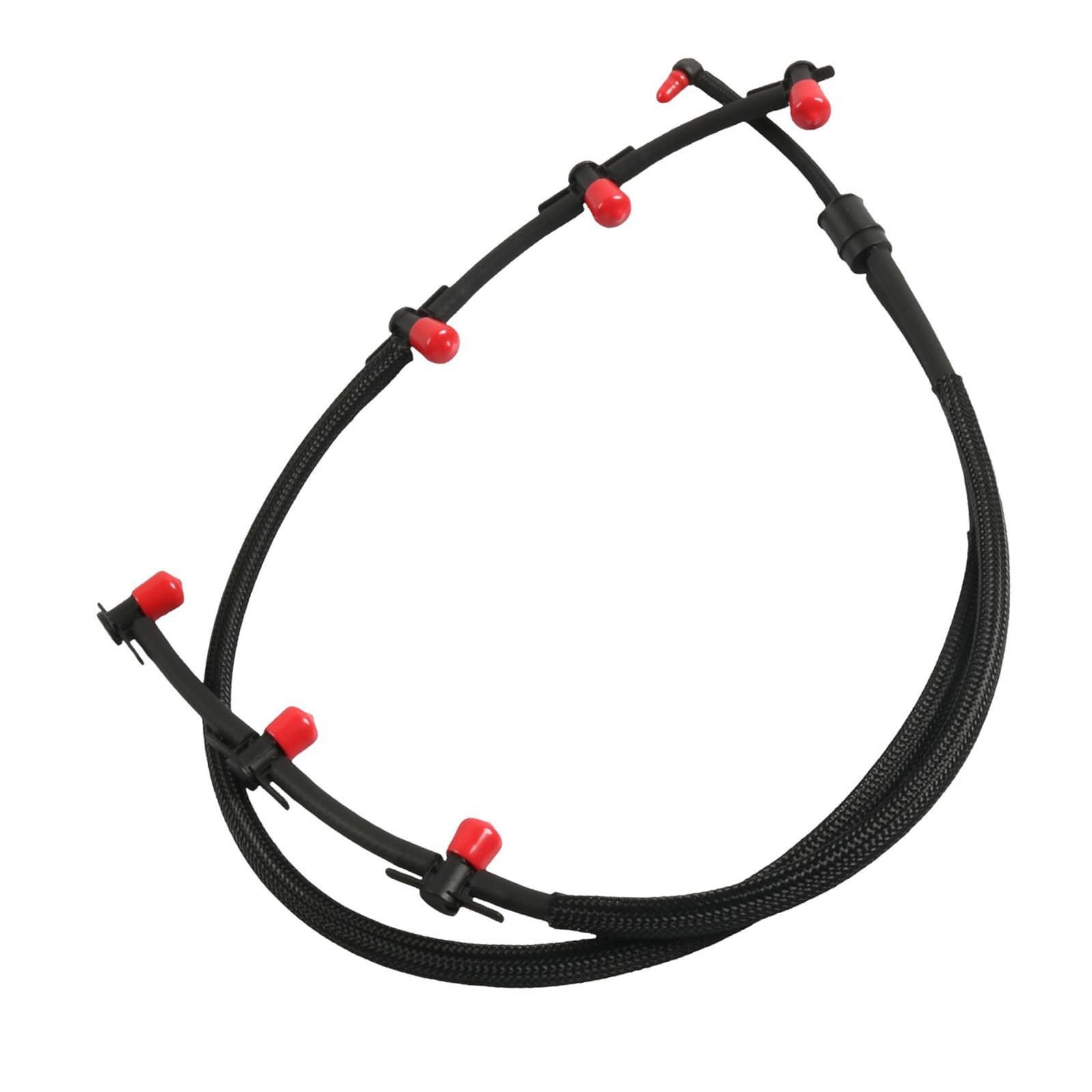 Jazuaiao Rubber Nylon Fuels Distribution Hose for Specific Vehicles Offering Enhanced Longevity and in Driving Conditions Auto Fuels Hose