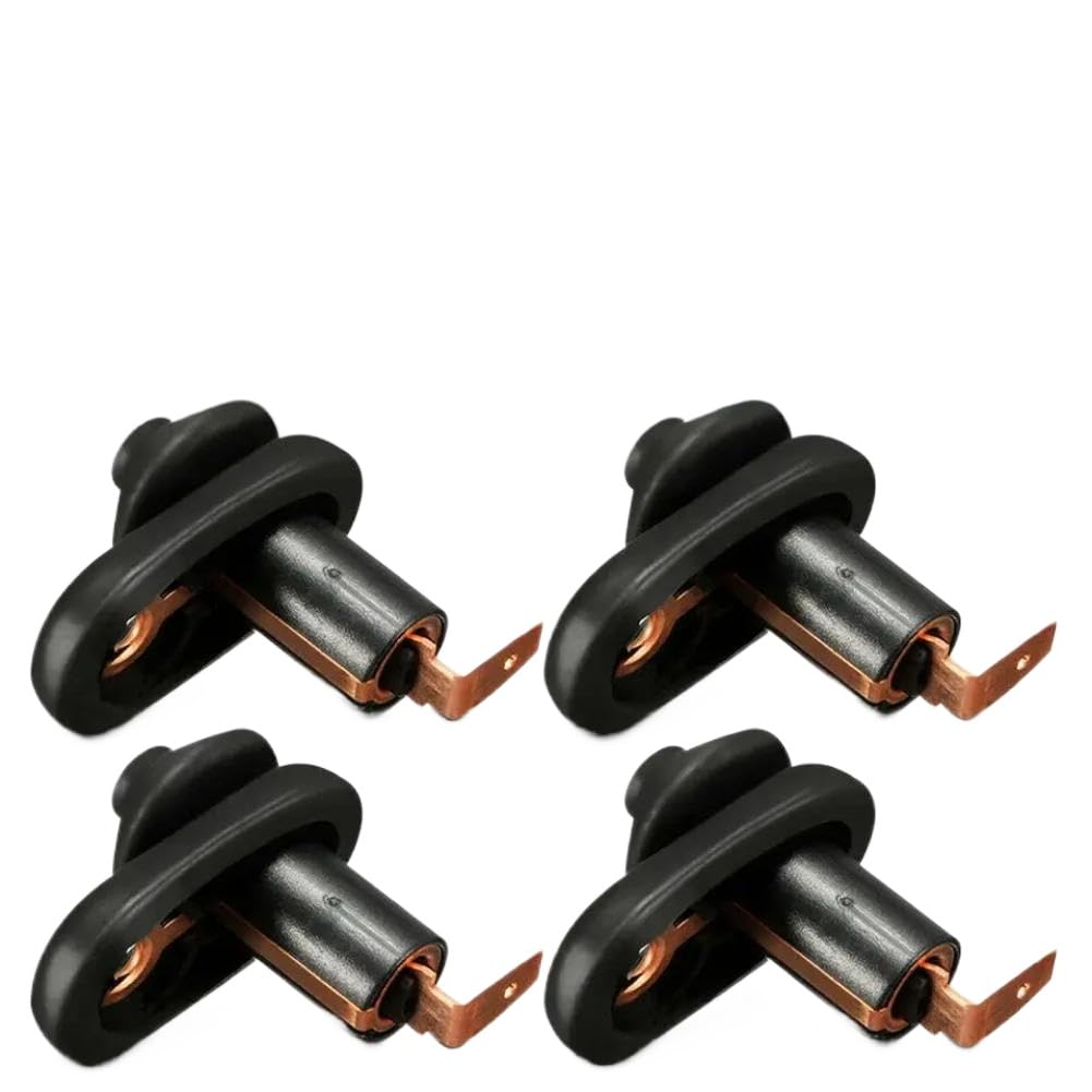 Compatible with 4Pcs Universal Black Car Interior Door Light Lamp Switch Button