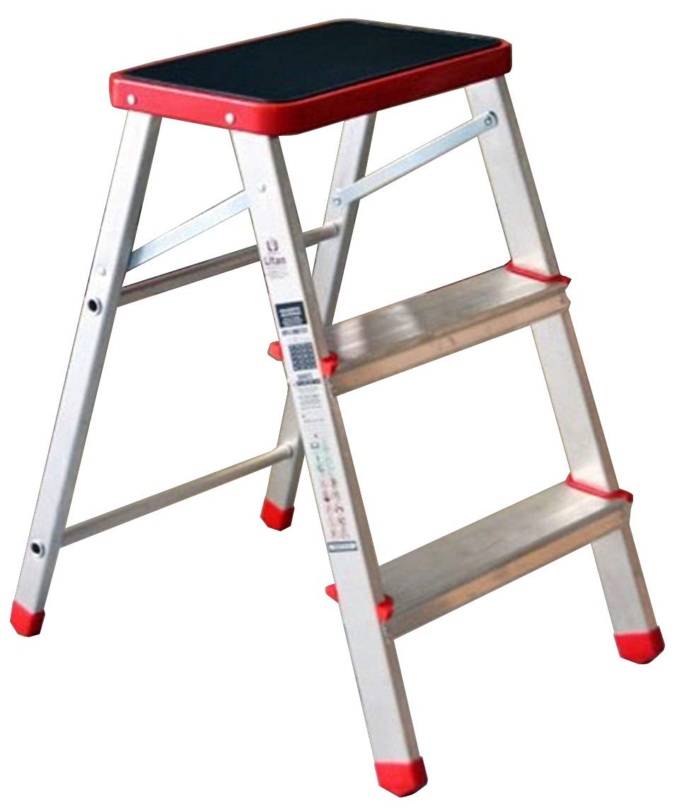 Homelux 825010 Sgabello Domestico 3 gradini, 0,67 m Altezza, 2,4 kg