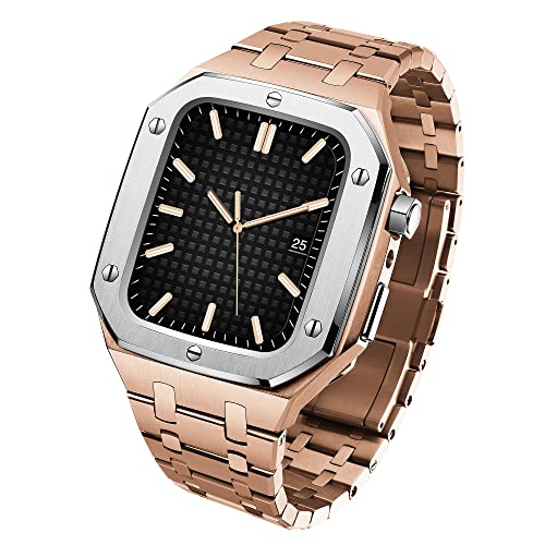 Bracelet caoutchouc et boîtier acier Apple Watch pour sport intense et réunions d'affaires