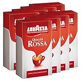 Lavazza Kaffee Qualità ROSSA, gemahlener Bohnenkaffee (8 x 500g)
