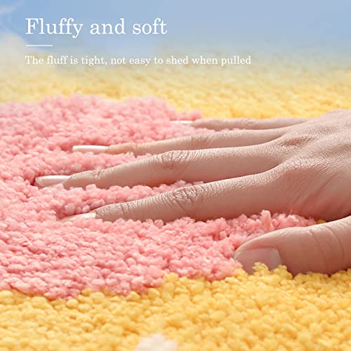 Cute Bath Mat, Soft Superfine Fiber Flower Floor Mat Bathroom - Image 2