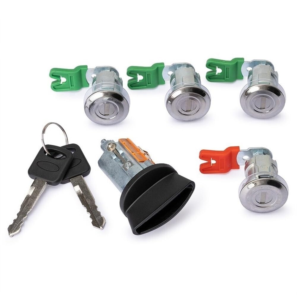 Ignition Barrel Compatible with Econoline Van for E150 E250 E350 DL5886 703369 597638 Car Ignition Cylinder Door Lock Kit