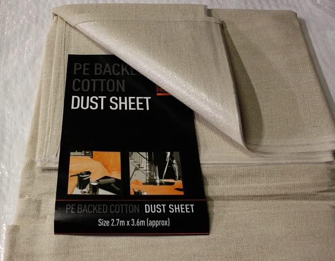 Heavy Duty Cotton Dust Sheets for Decorating Laminated Dust Sheet
