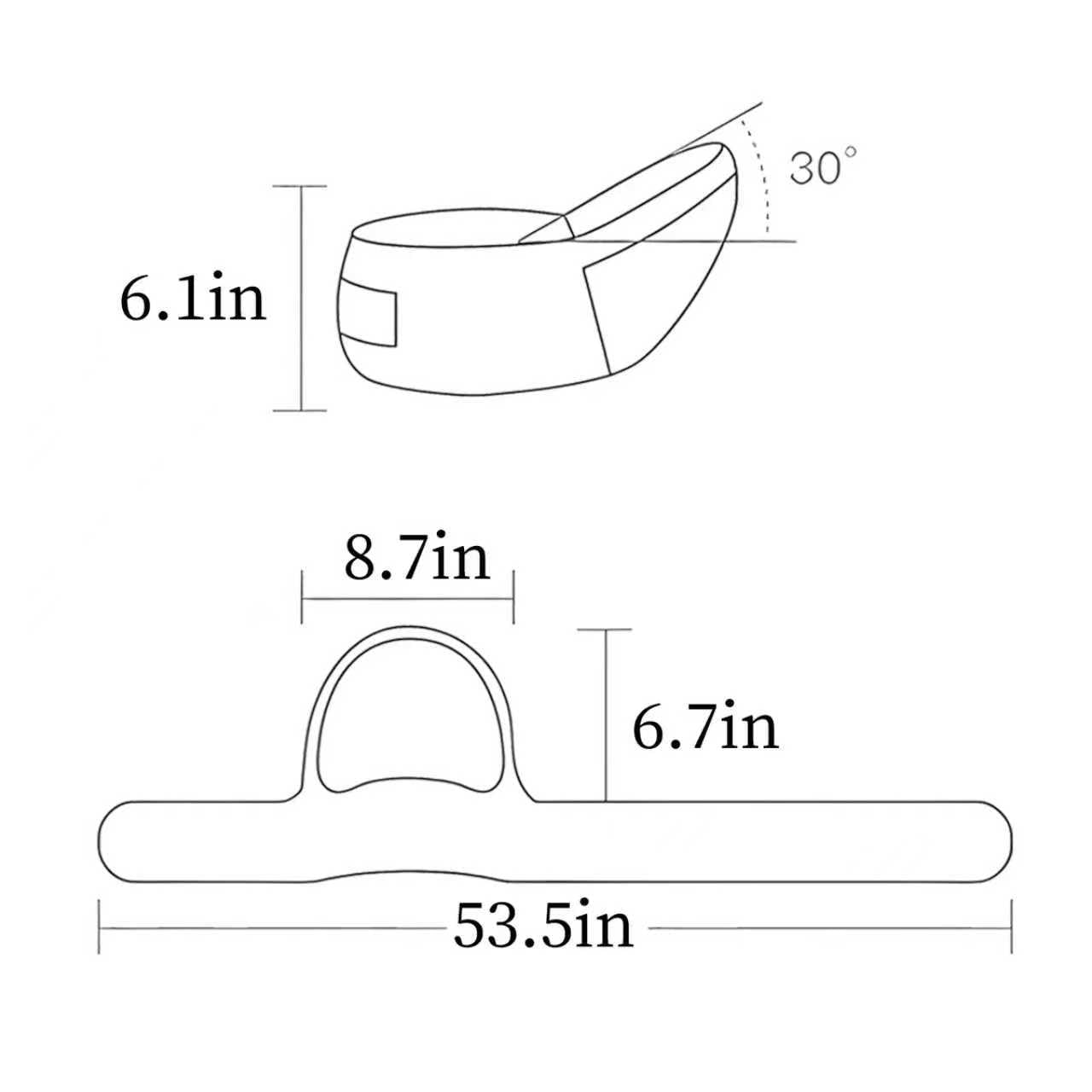 Baby Hip Carrier,Baby Carrier with Hip Seat for Newborns & Toddlers,Adjustable Extended Waistband with Various Pockets-Ergonomic (Gray) - Image 2