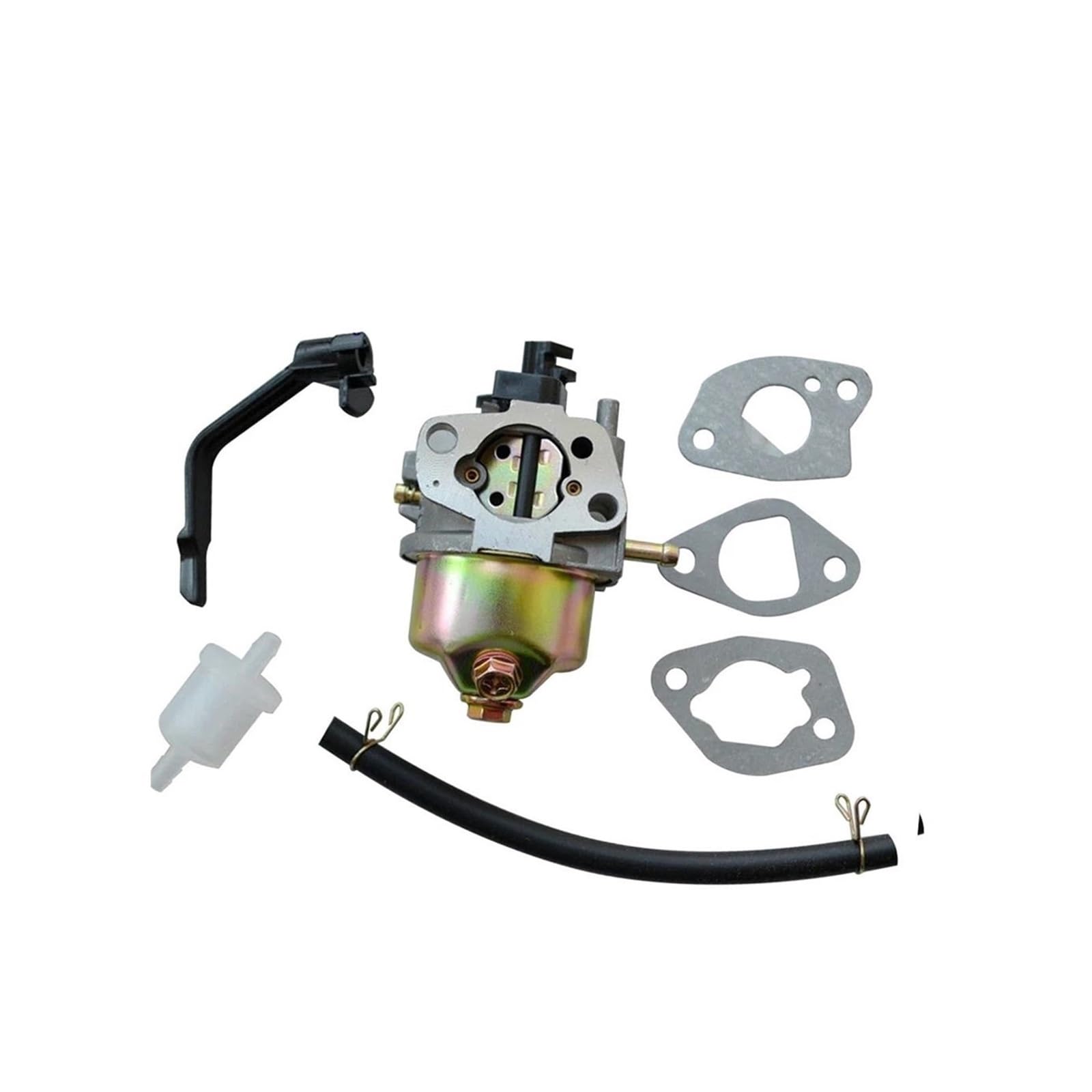 Carburateur pour GX160 GX200 5.5HP 6.5HP avec joint et tuyau pour tondeuse et moteur