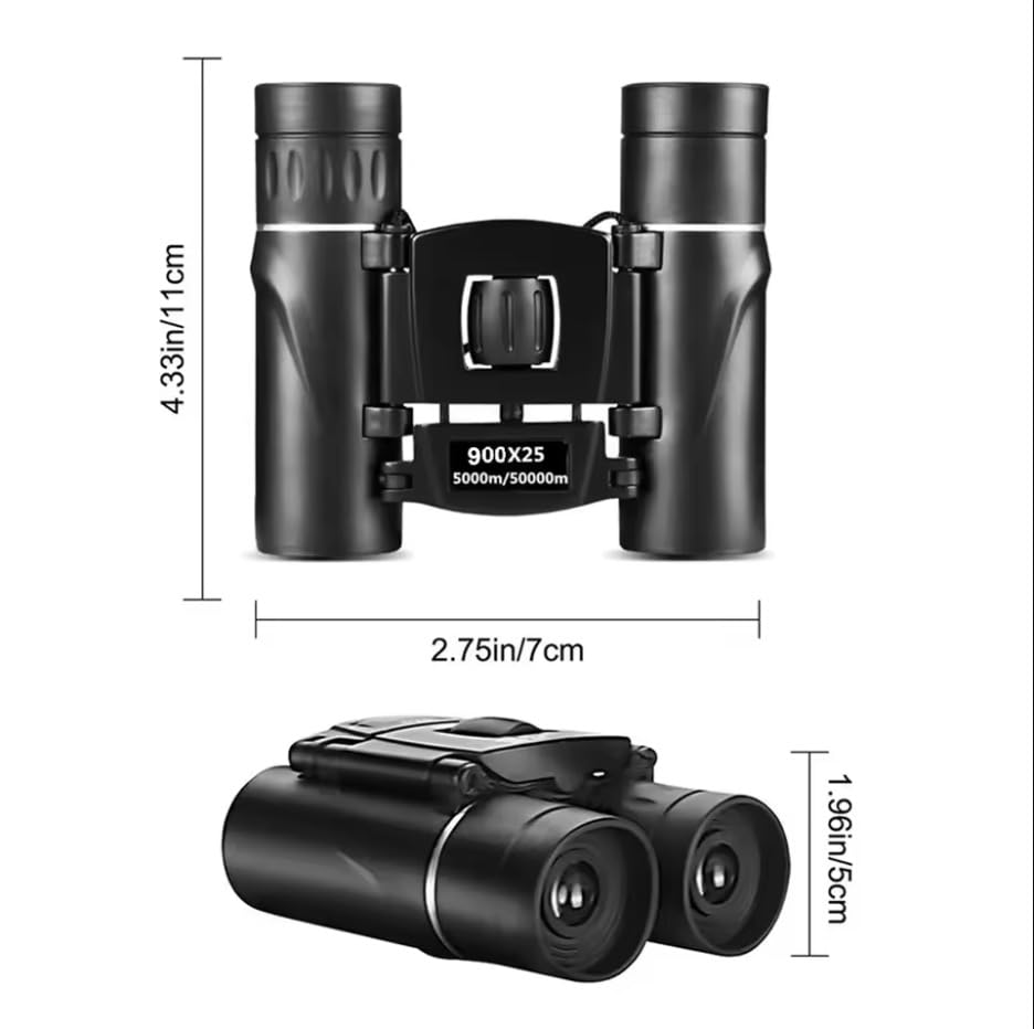 Binoculares Compactos 10x25 para Exterior miniatura 4