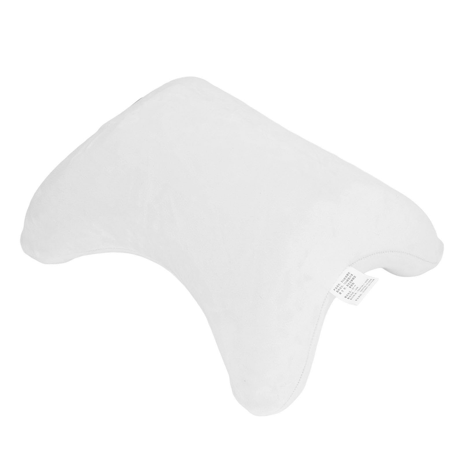 Hztyyier Cuscino per Massaggio Elettrico Portatile per Collo e Schiena con Calore e Vibrazioni - Costruzione in ABS (GREY)
