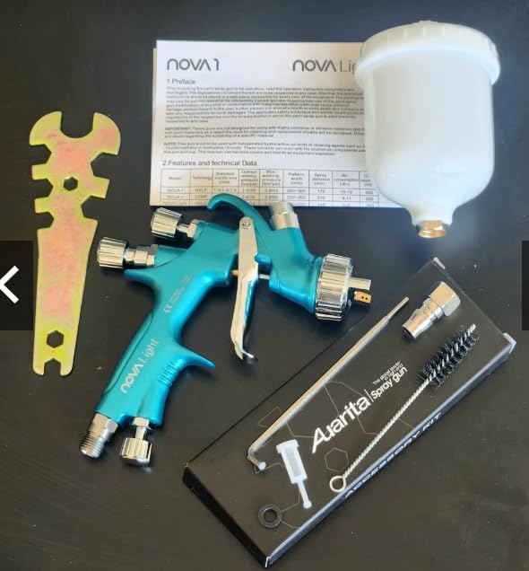 Auarita Mini Nova Light LVMP Original Cup 250ml Spray Gun 1.0mm Nozzle