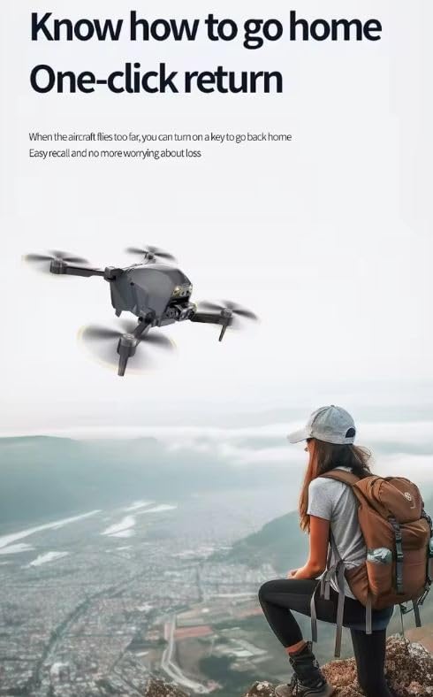 Image of WEADFAX-Drone-with-4K-Camera-WiFi-FPV-1080P-HD-Dual-Foldable-RC-Drone-Altitude-Hold-Headless-Mode-Visual-Positioning-Auto-Return-App-Control-Quad-Copter (S23-Pro)