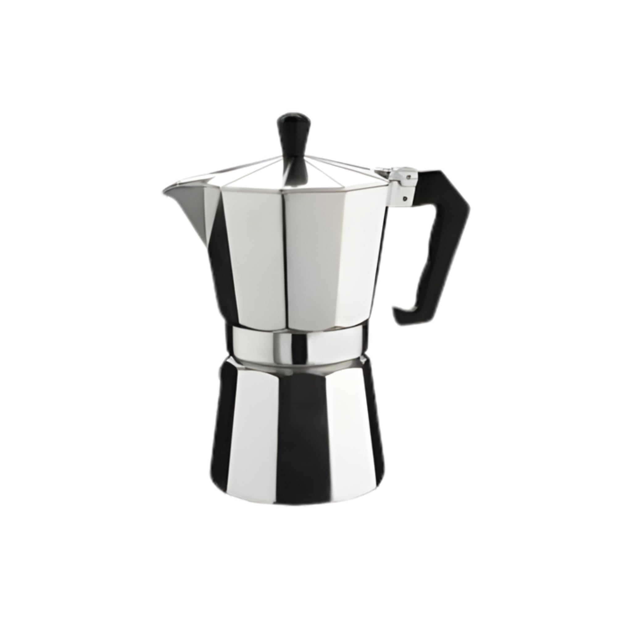 Italian Espresso Coffee Moka Pot Stove Top Coffee Maker, Aluminum Classic Filter Espresso Percolator for Italian & Cuban Coffee Brewing, for Home Kitchen & Camping (3 cup / 150 ml)