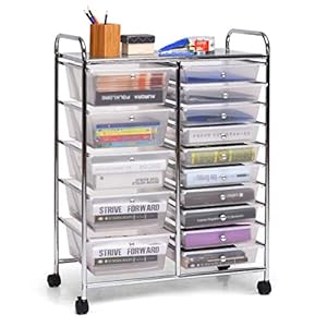 Komfotteu QF42714 Rollwagen mit 15 Schubladen