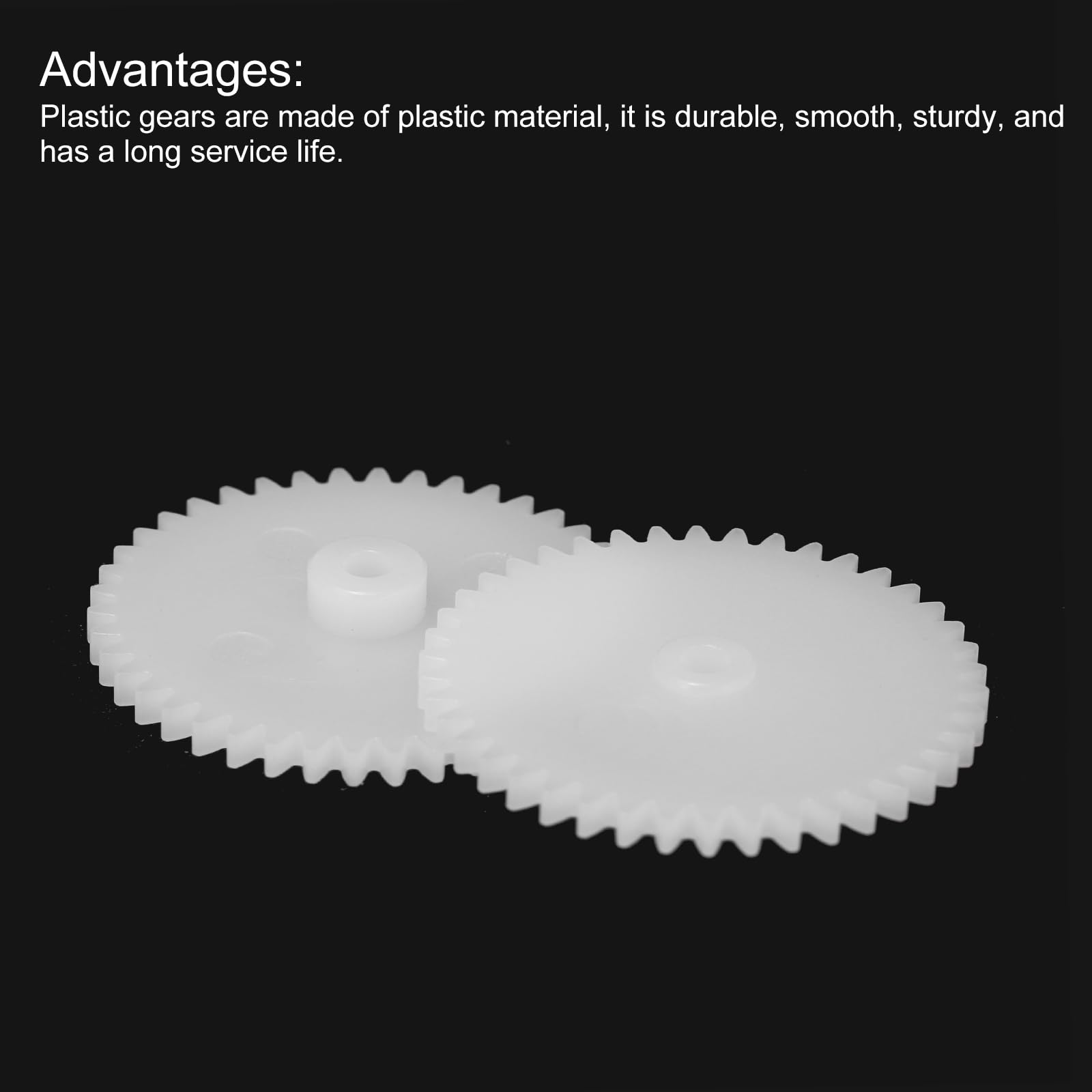 20 engranajes de plástico, 42 dientes, engranajes individuales de plástico, modelo 422AA, engranaje de reducción para modelo de automóvil RC robot, módulo blanco 0.5 4