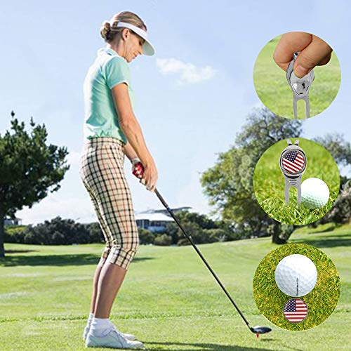 Chivenido Golf Divot Repair Tool, Premium Metal Golf Ball Maker Magnetic Golf Divot Tool (1) #TOP5