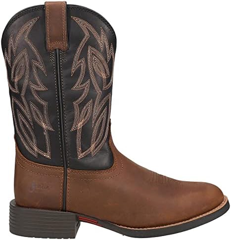 Justin Men's Rendon Western Boot Round Toe Brown 11 EE US | Image 2