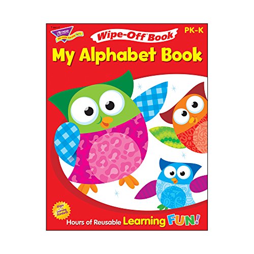 Trend Enterprises My Alphabet Owl-Stars! Wipe-Off Book