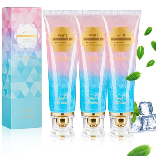 2 Pack Niacinamide Whitening Toothpaste Nicotinamide Radiant Whitening Toothpaste Nicotinamide White Toothpastes Deep Cleaning Care 7.6oz (M Wintermint Family 3pack)