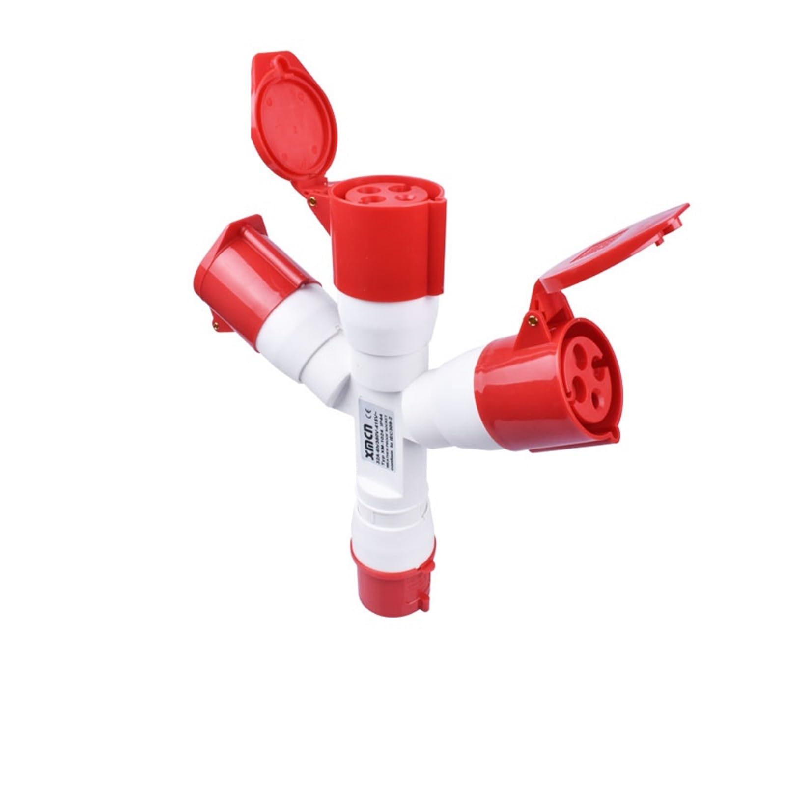 Enchufe industrial de 3 vías 4P 32A 380V IP44 resistente al agua