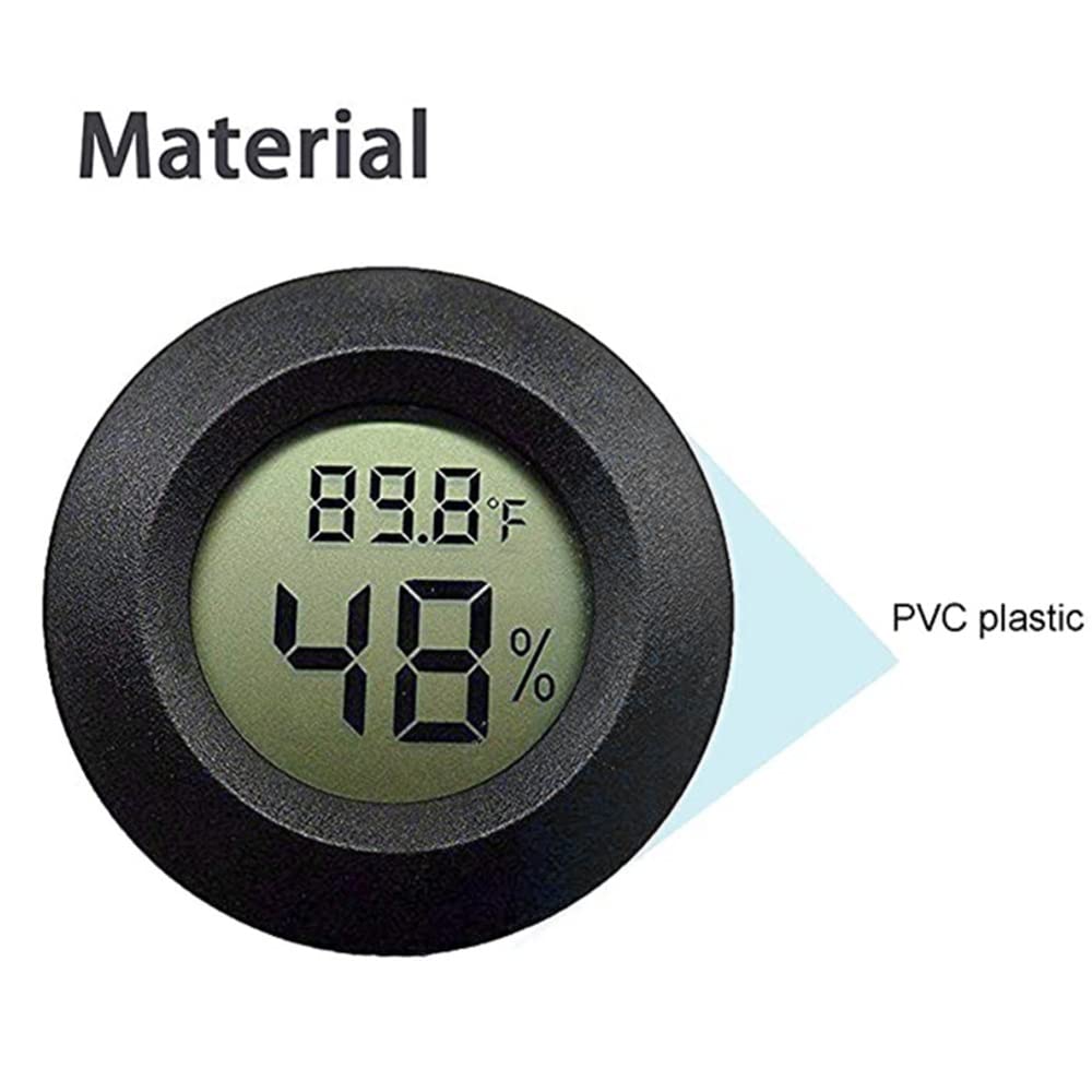 JFDBGU Higrómetro de Interior Termómetro Medidor de Humedad Probador de Monitor con Sensor de Temperatura y Humedad