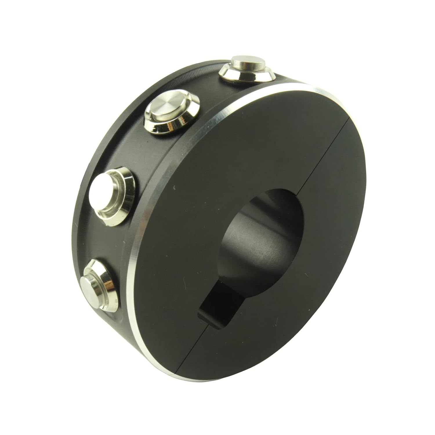 4 Buttons Motorcycle Handlebar Mount Switch Aluminum Alloy CNC Headlight Fog Light Start Kill ON Off Horn Lock Reset Turn Signal Control Switches