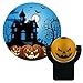 Projectables 11361 Haunted House LED Plug-In Night Light, Auto On/Off, Light Sensing, Projects Halloween Image on Ceiling, Wall or Floor