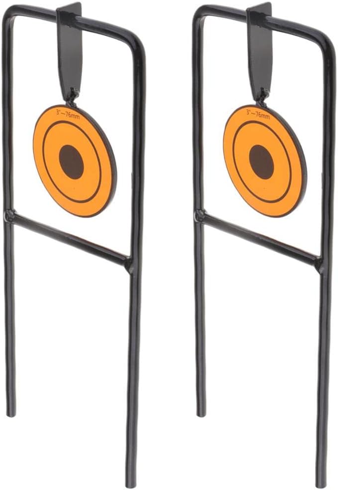 2pcs/Pack Self Resetting Targets for Hunting Training Practice - Interactive Plinking Experience, Compact and - Suitable for Indoor and Outdoor Use