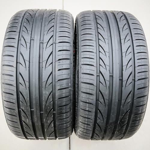 Set of 2 (TWO) Landgolden LG27 All-Season Passenger Car High Performance Radial Tires-265/35R18 265/35ZR18 265/35/18 265/35-18 97W Load Range XL 4-Ply BSW Black Side Wall UTQG 500AA