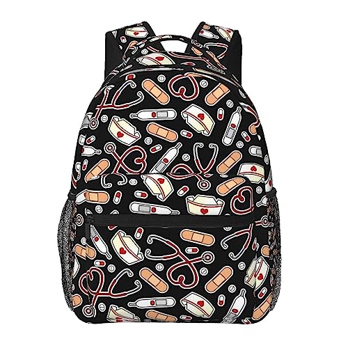 Mochila con temática de enfermería, médicos, dentistas, profesore...