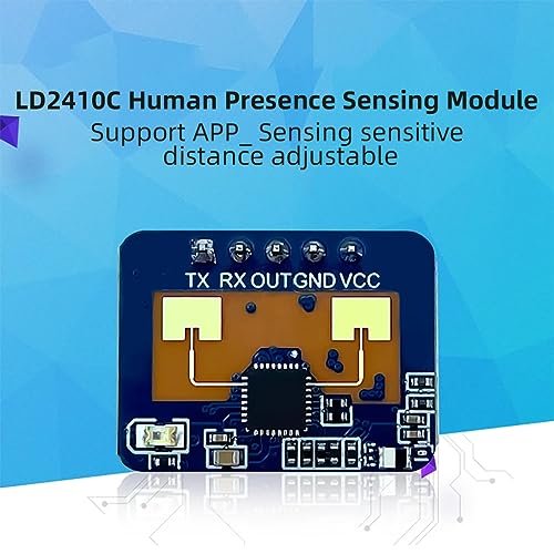 2410C 24G Capteur de présence humaine Ra·DAR Module FMCW Modulation compatible avec Blue-Tooth APP (module 1 pièce) – vue 3