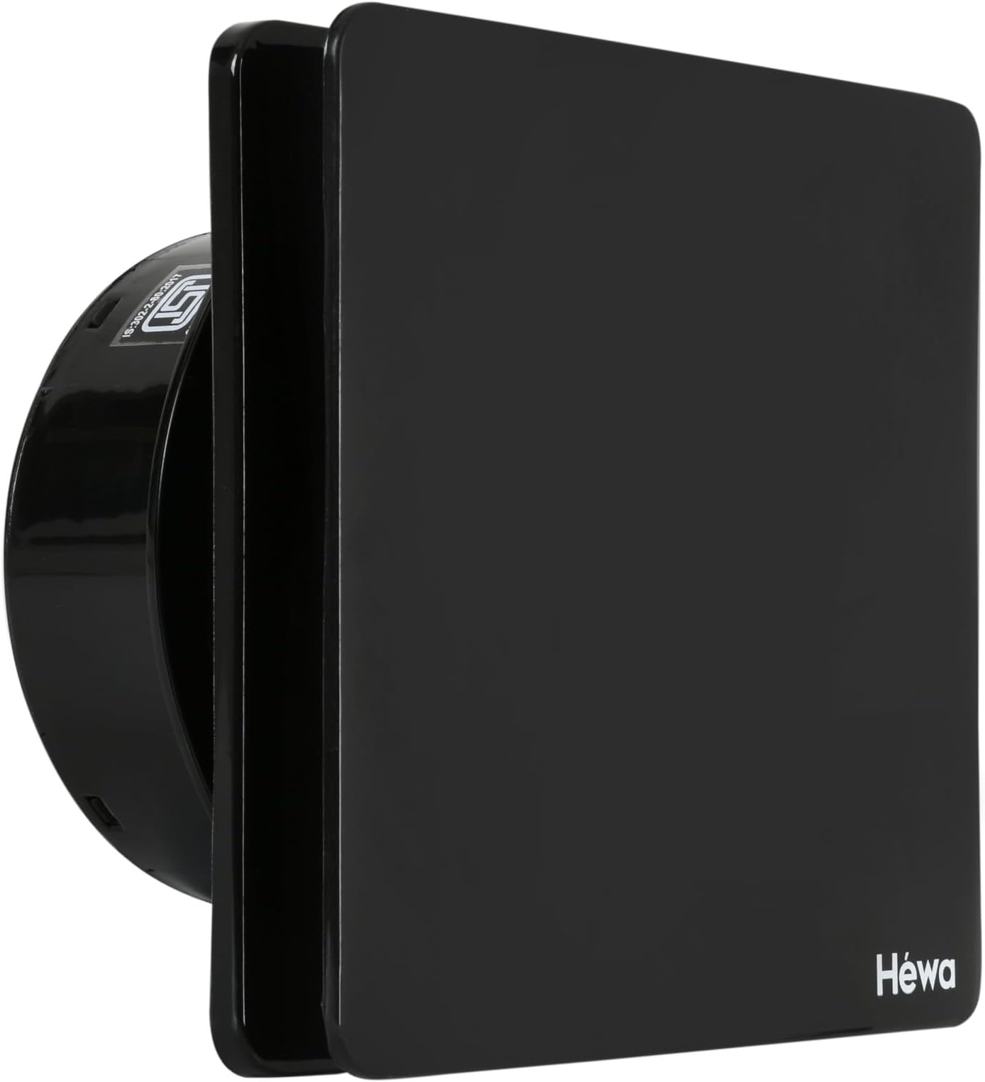 HEWA Casa 6 inch 150mm (round) Exhaust fan for Bathroom Kitchen Office with high speed copper motor (BLACK.)