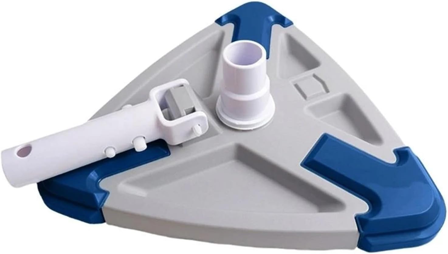 Triangular Pool Vacuum Head for Pools Professional Pool Cleaning Head with Dense Soft Bristles Triangular Head