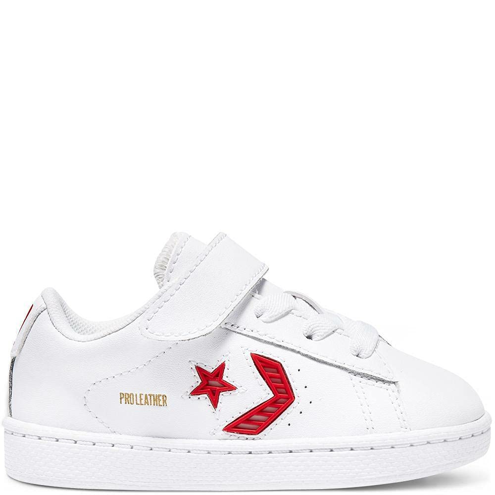 Converse Zapatillas CONVERSE Pro Leather OX 768406C Blanco Rojo NIÑO