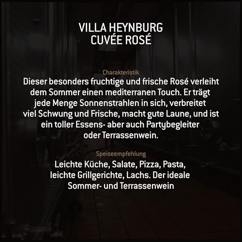 Villa Heynburg Wein Probierpaket - Cuvée Blanc, Rosé & Noir - ausgezeichneter Weißwein, Rosé & Rotwein Cuvée trocken, Qualitätswein aus Baden (3 x 0,75l)