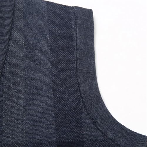 Men Wool Knit Sleeveless Buttons Down Cardigan Sweater Basic For Winter Vintage Vest4