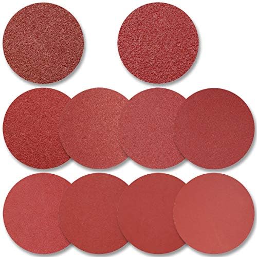 6-Inch PSA Sanding Discs, Self Adhsive Back, Assorted Sandpaper 60-1000 Grits, 100pcs by FRIMOONY