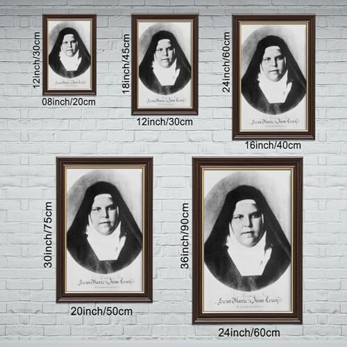 Toile Saint Mariam Baouardy impression portrait déco murale premium - 2