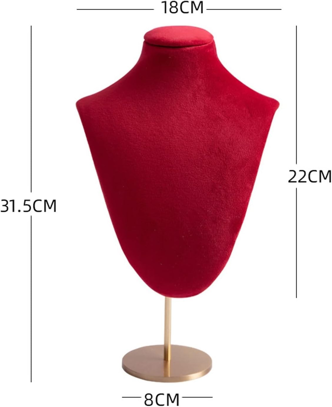 ジュエリーオーナメントディスプレイスタンド ジュエリースタンドネックレスペンダントジュエリーバストディスプレイスタンドネックレスマネ