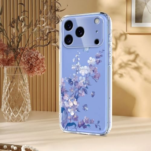 Coque silicone floral iPhone XR transparente et antichoc