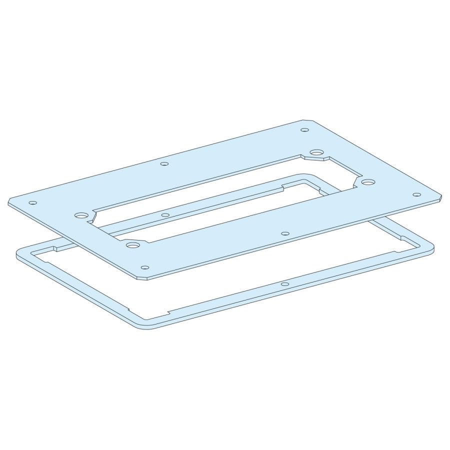 Plaque metallique perf. G IP55 protege vos connexions contre la poussiere et l'eau