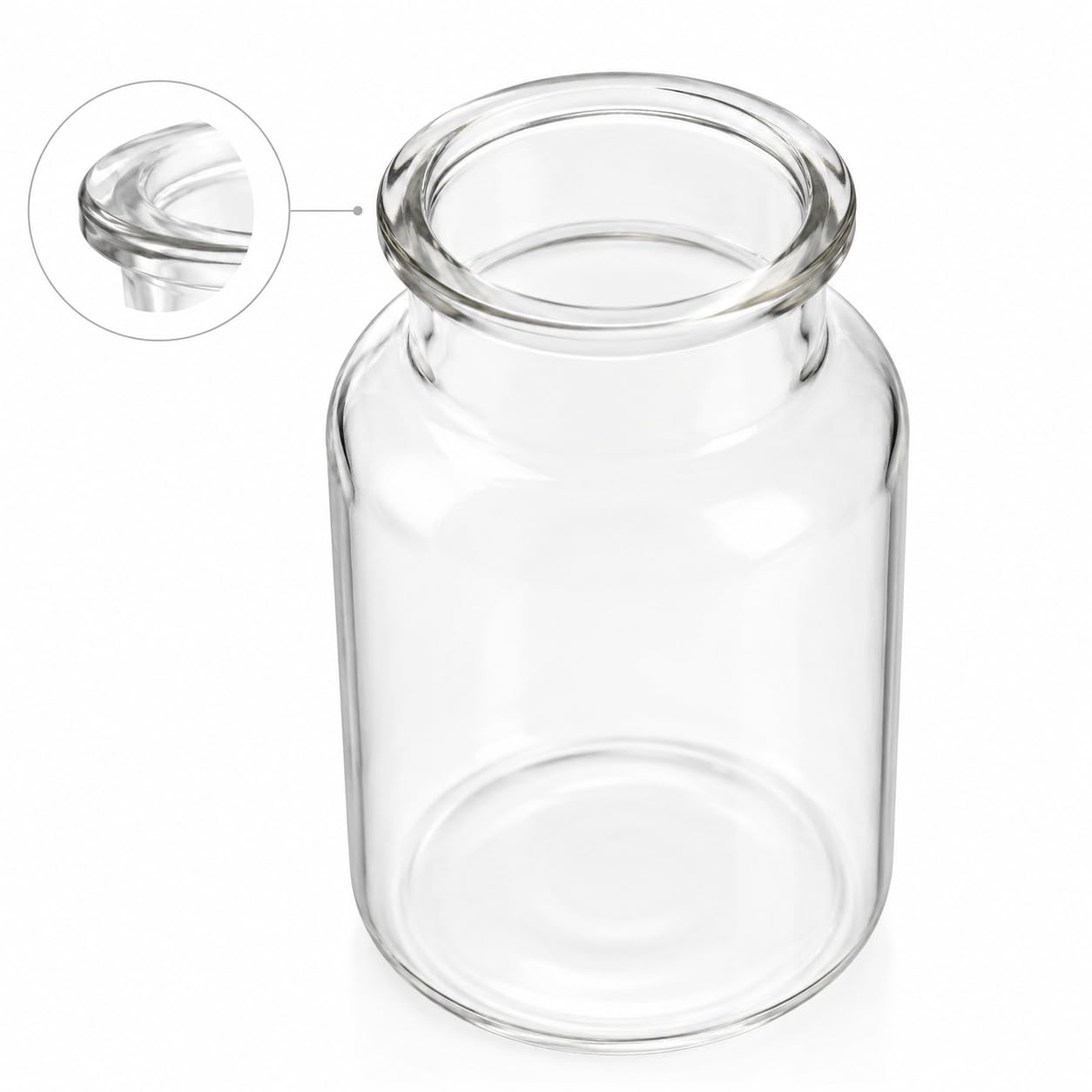 150mm Kołnierz Cylindryczny Korpus Kolby Reakcyjnej-2000ml