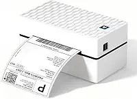 Impressora de Etiquetas 110V-240V, Adesiva 50-104mm, Impressora Termica, Possui Conectividade BT, Inclui Cabo USB, Vem com Suporte Auxiliar, Velocidade de Impressão de 150 mm/S, Resolução de 203 Dpi